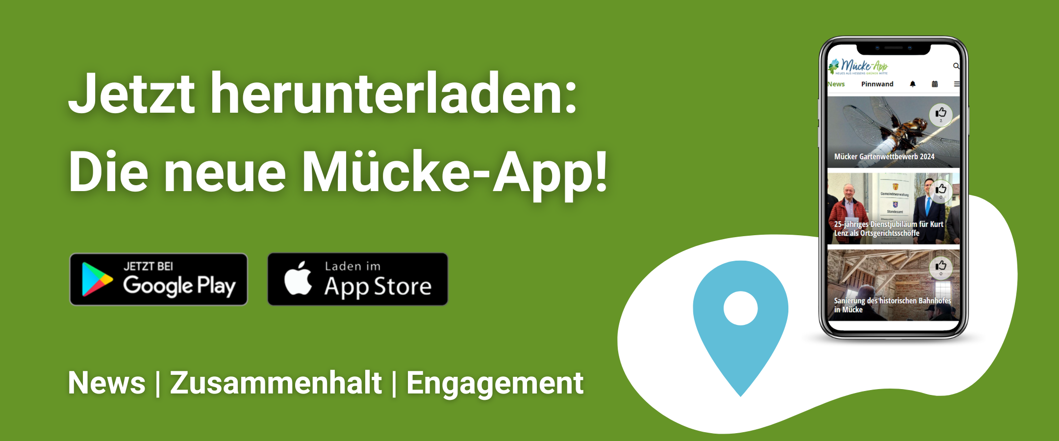 Neue App für die Gemeinde Mücke