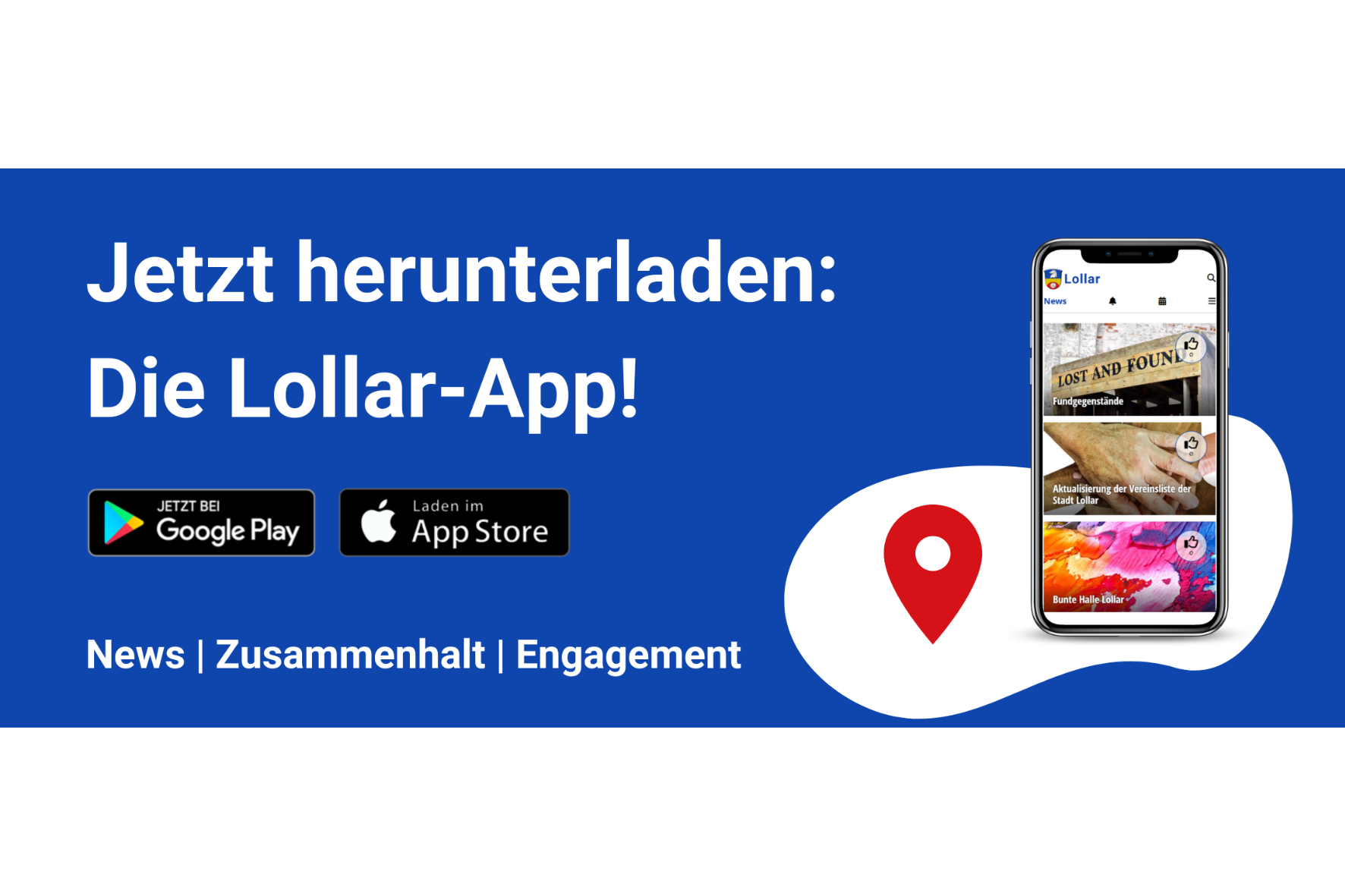 Neuigkeiten direkt aufs Smartphone für Lollar